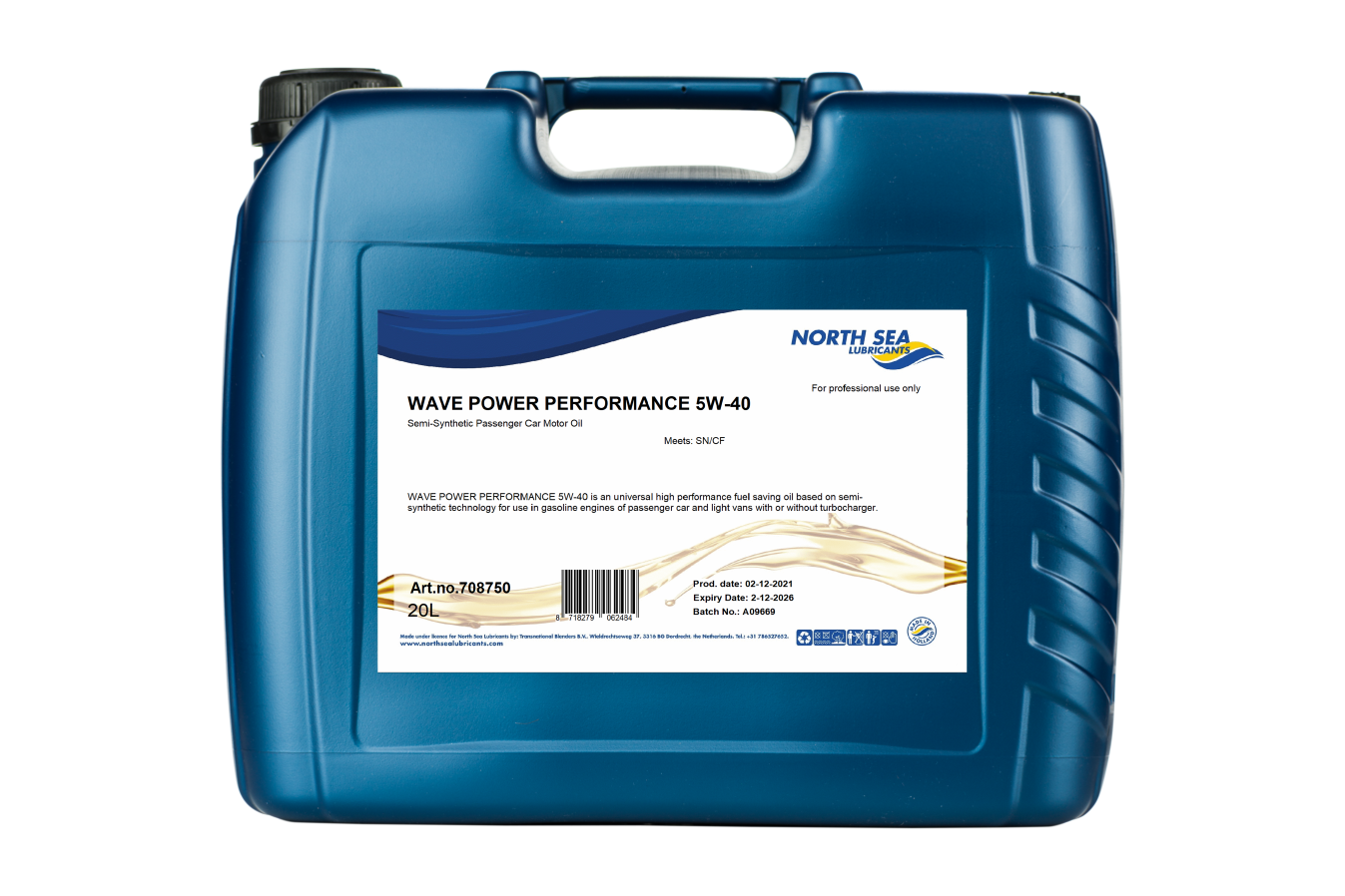 WAVE POWER PERFORMANCE 5W-40 - North Sea Lubricants